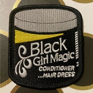 Blue magic Black and Yellow Embroidered Patch